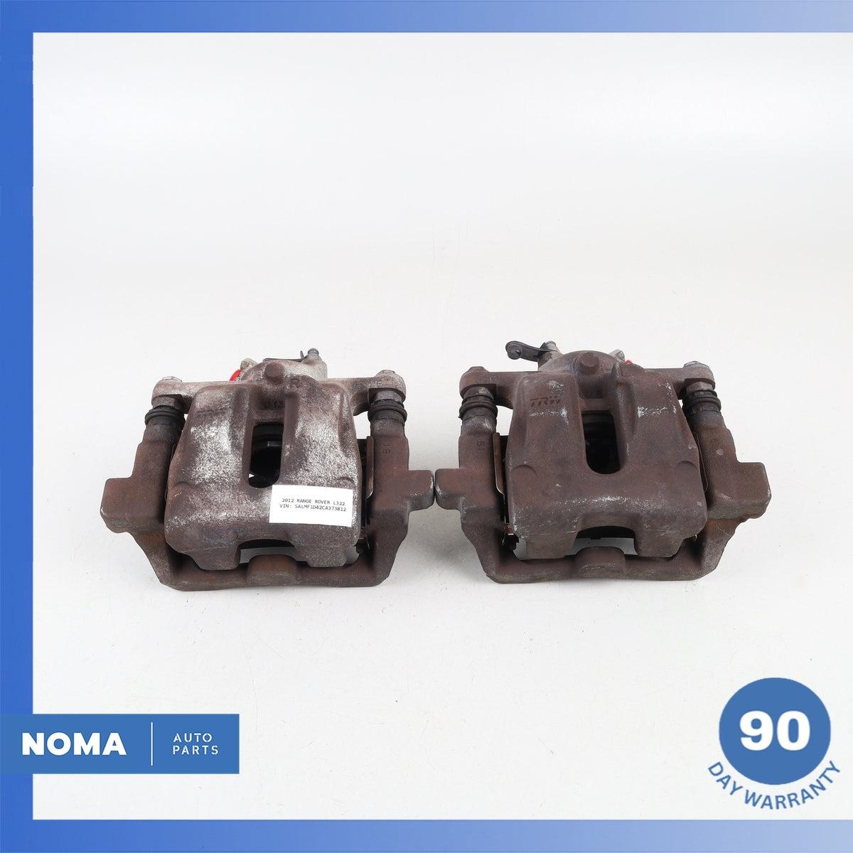 10-16 Range Rover L322 L320 LR4 Rear Left & Right Side Brake Caliper Set OEM - photo 2