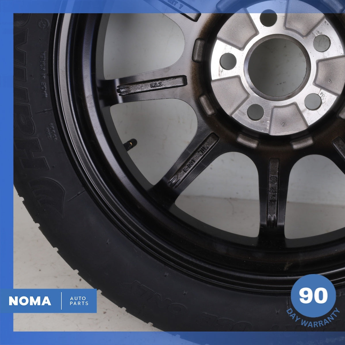 15-26 Hyundai DH G80 Genesis Emergency Spare Tire Wheel 4 X 18 18" OEM - photo 12