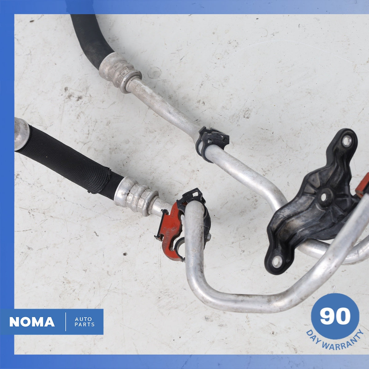 BMW F02 750i 650i 550i Engine Oil Cooler Cooling Line Hose Set 17227589510 OEM - photo 15