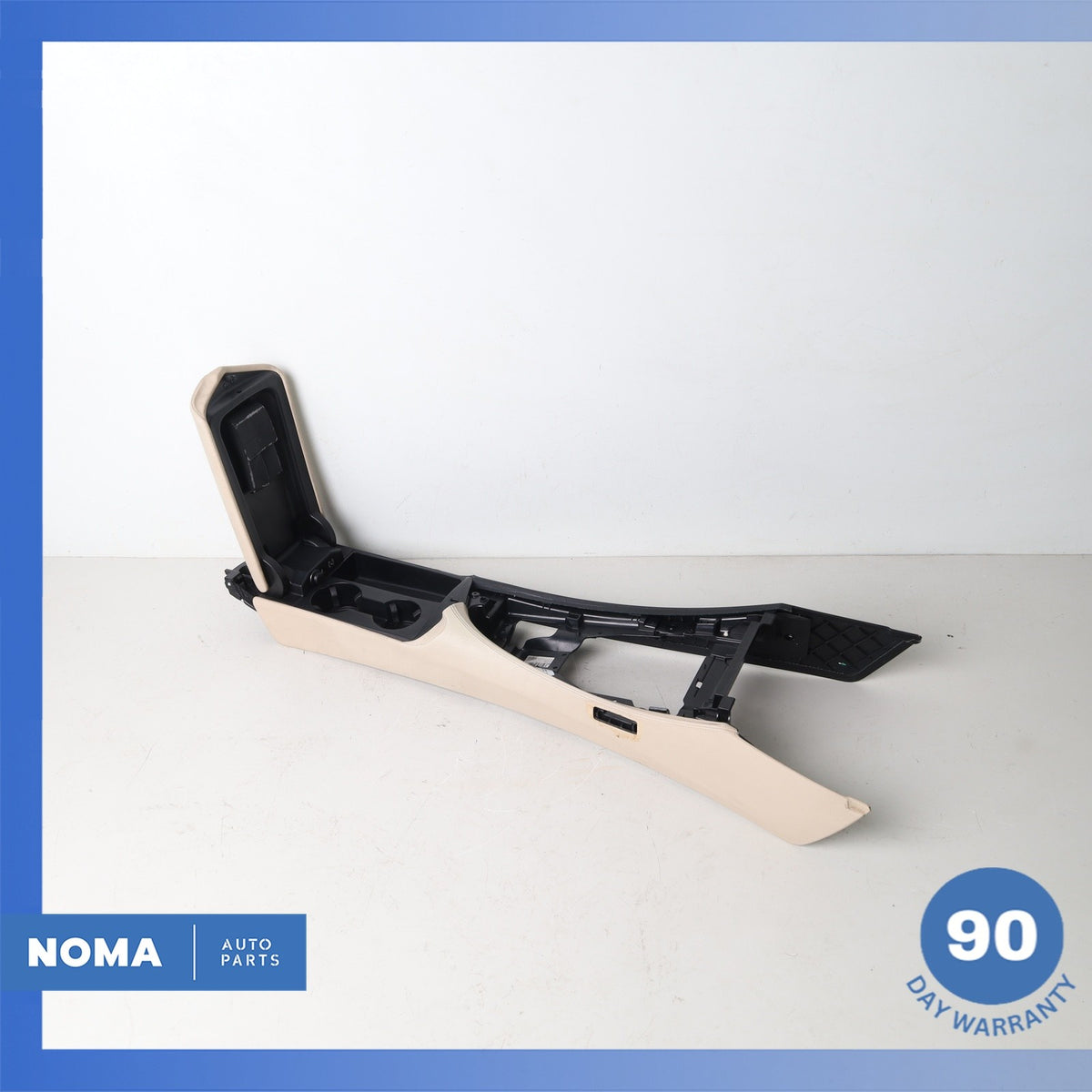 09-16 BMW E89 Z4 Center Console Trim Cover Panel w/ Armrest Beige OEM - photo 1