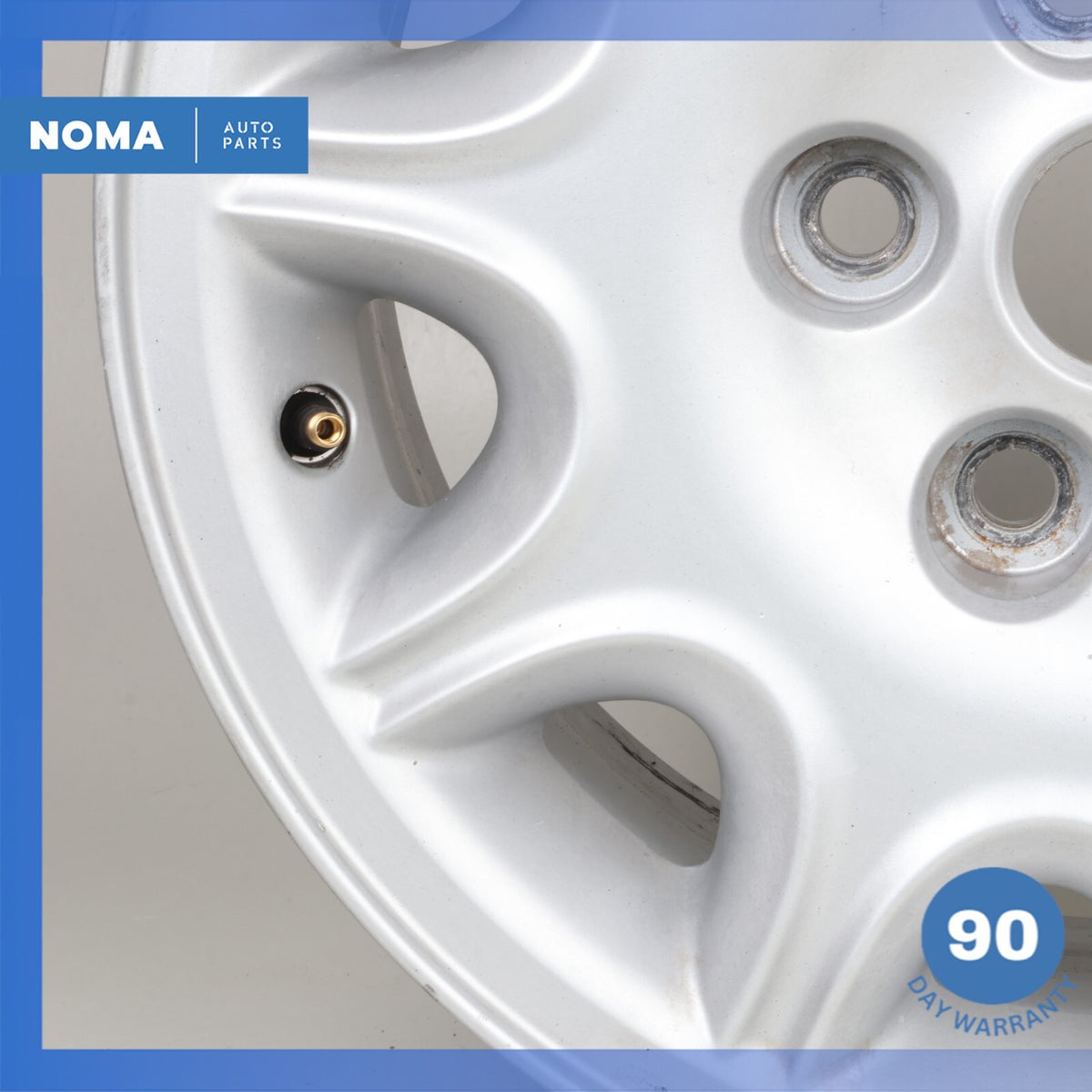 98-03 Jaguar X308 XJ8 Starburst 7 x R16 16" Wheel Rim Silver MNC6113AA OEM - photo 8
