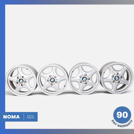96-02 BMW E36 Z3 Style 35 7 x R16 16" Wheel Rim Set Silver 36111092260 OEM - photo 1
