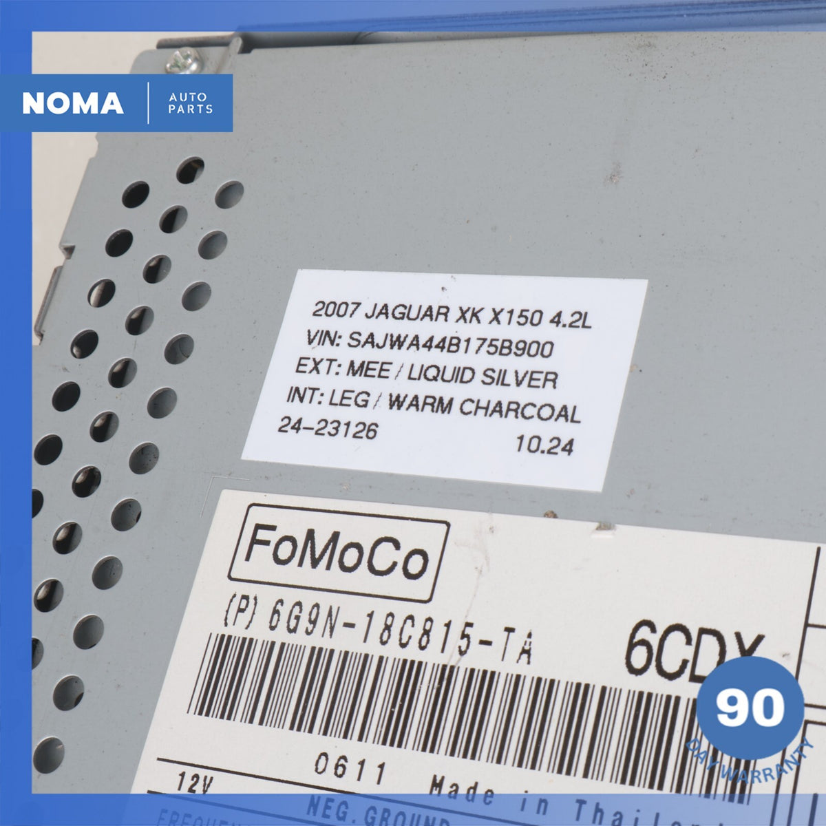 07-15 Jaguar X150 XK XF LR2 Front Dashboard AM FM CD Radio Player Receiver OEM - photo 10