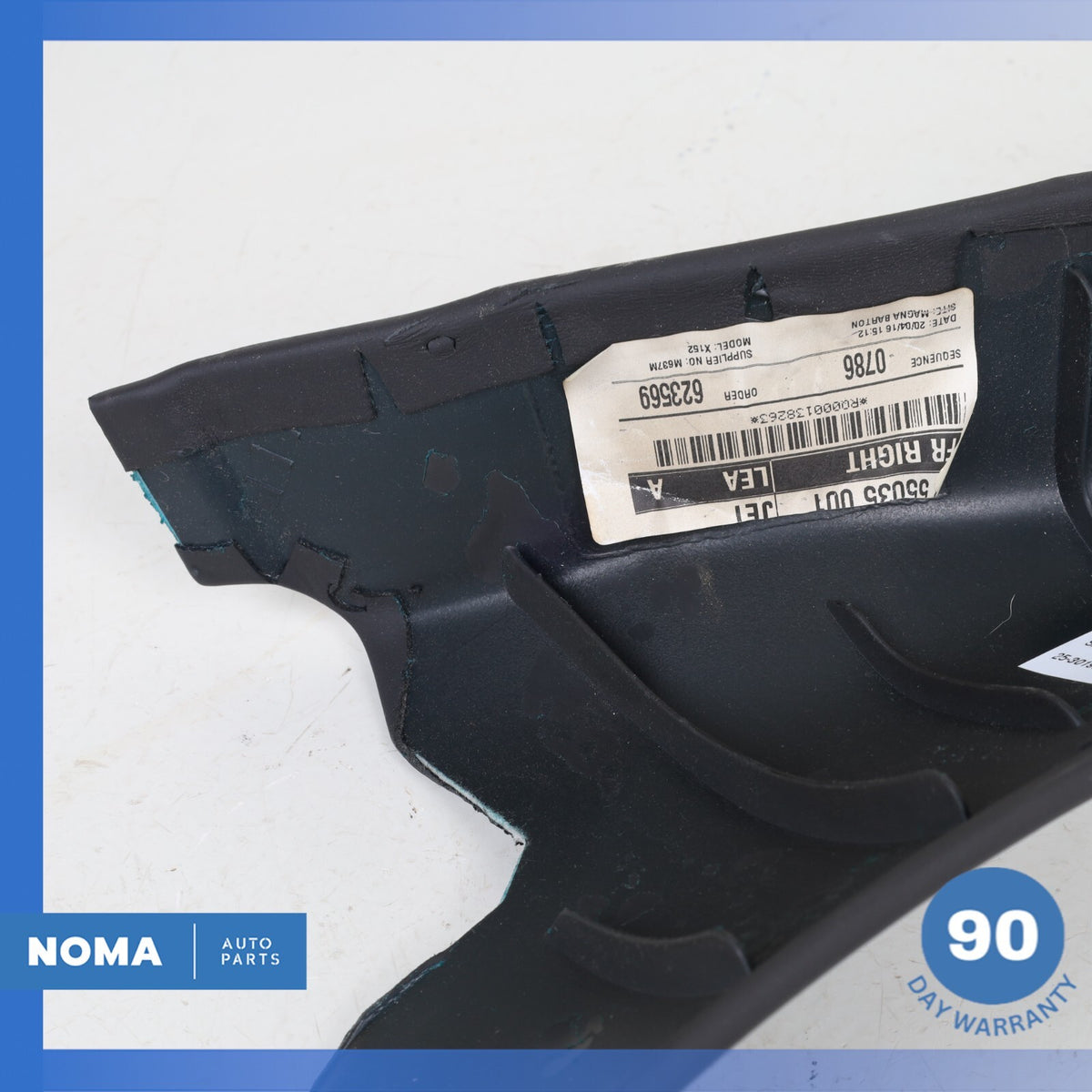 14-24 Jaguar X152 F-Type Coupe Right Passenger A Pillar Cover Trim Black OEM - photo 9