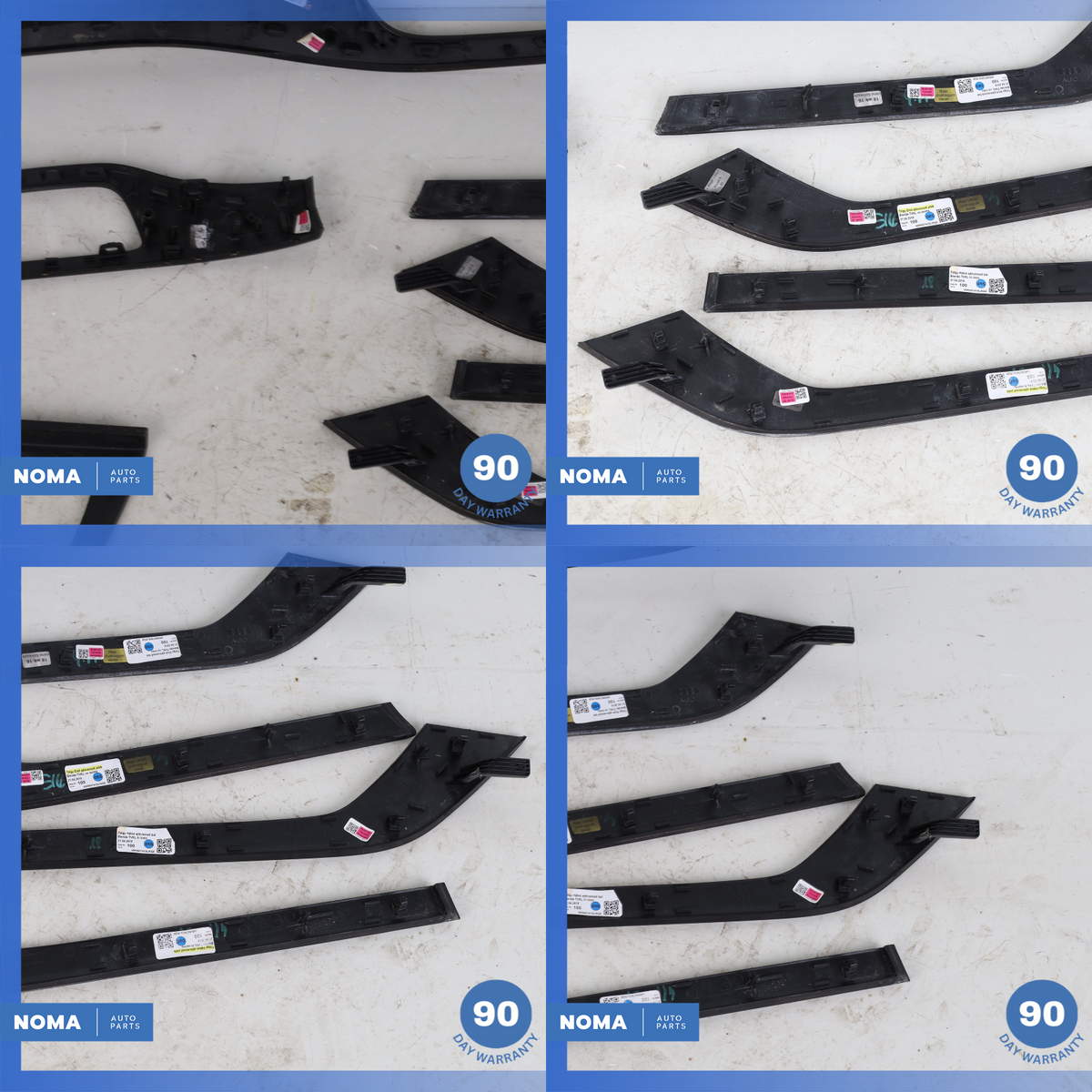 17-19 Audi 4M Q7 Dashboard Center Console Door Trim Set Wood OEM - photo 20