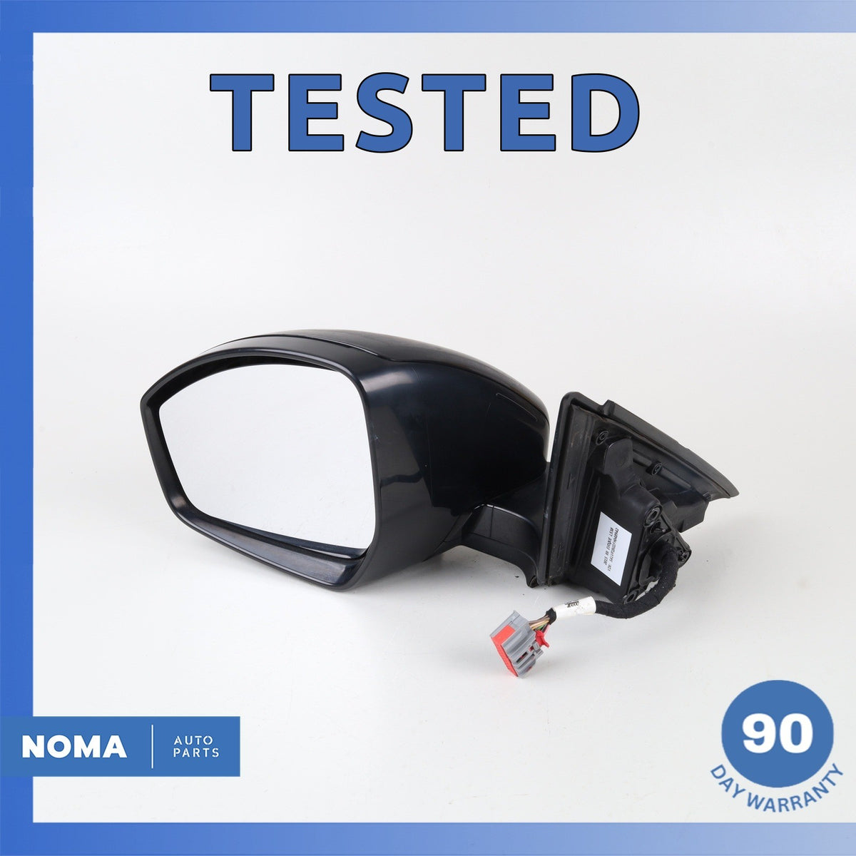 14-19 LR Range Rover Evoque L538 Left Side Rear View Mirror Assembly Black OEM - photo 1