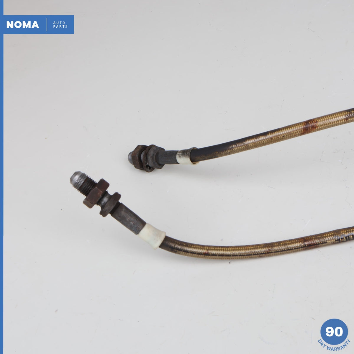 00-06 Jaguar X100 XKR Rear Right & Left Side Hydraulic Brake Hose Line Set OEM - photo 8