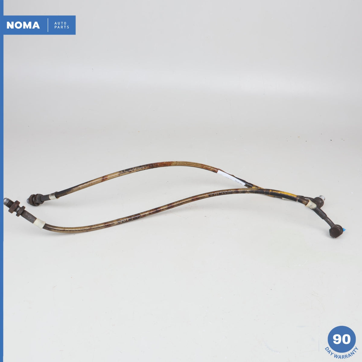 00-06 Jaguar X100 XKR Rear Right & Left Side Hydraulic Brake Hose Line Set OEM - photo 5