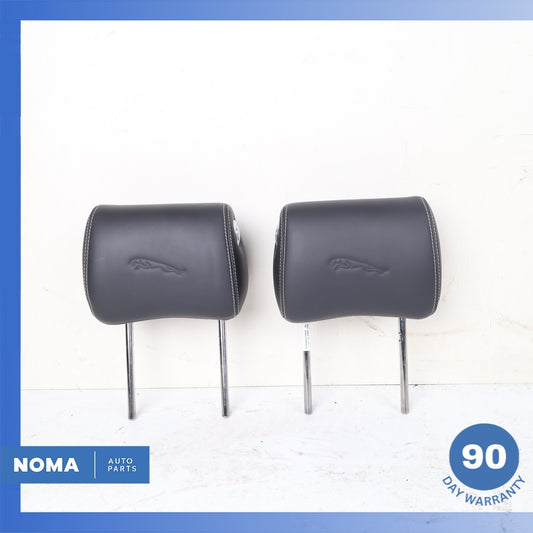 10-19 Jaguar X351 XJ XJR Rear Seat Headrest Head Rest Set of 2 Black OEM - photo 1