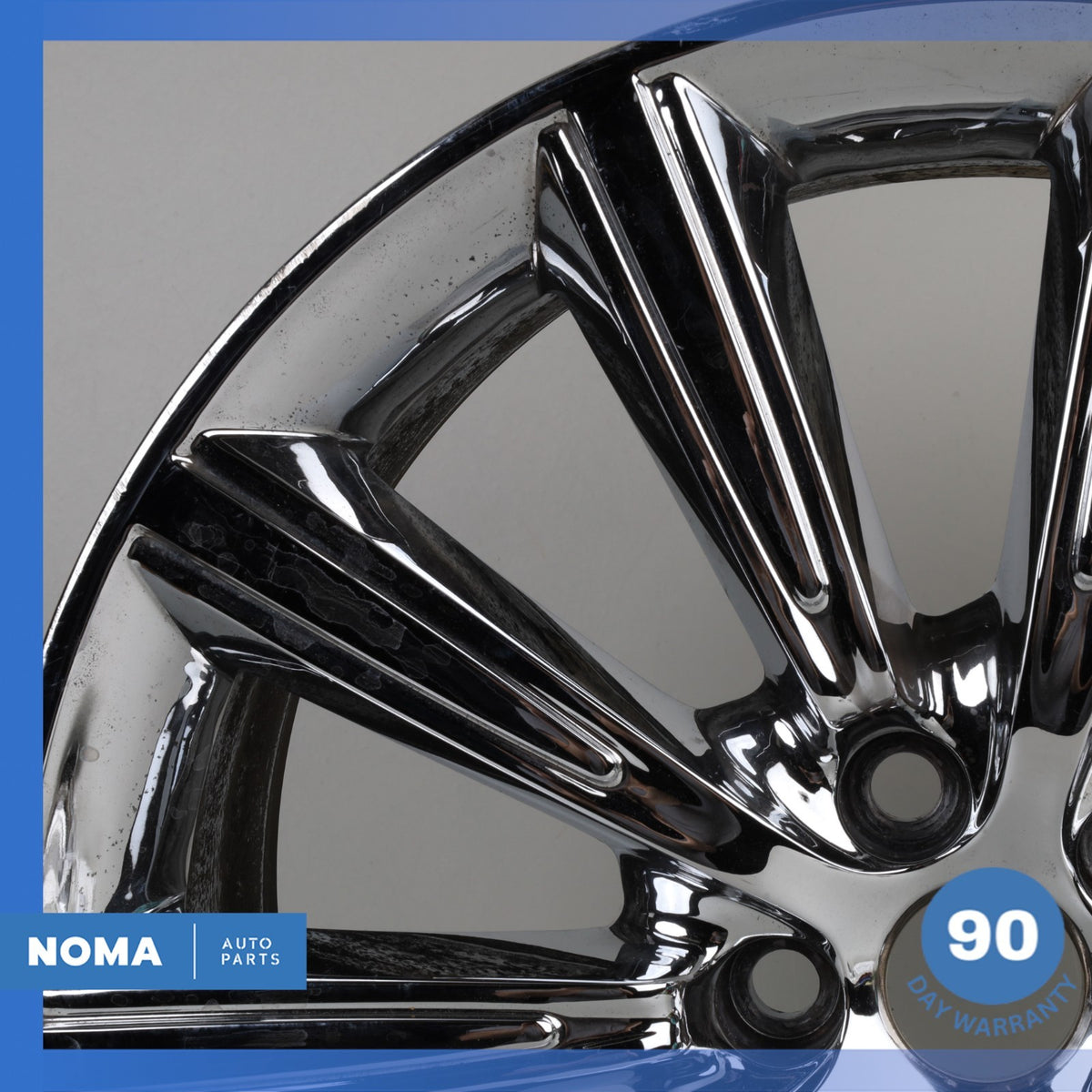 14-24 Jaguar X152 F-Type 8.5 x R19 19" Front Wheel Rim Chrome EX5M1007RA OEM - photo 7