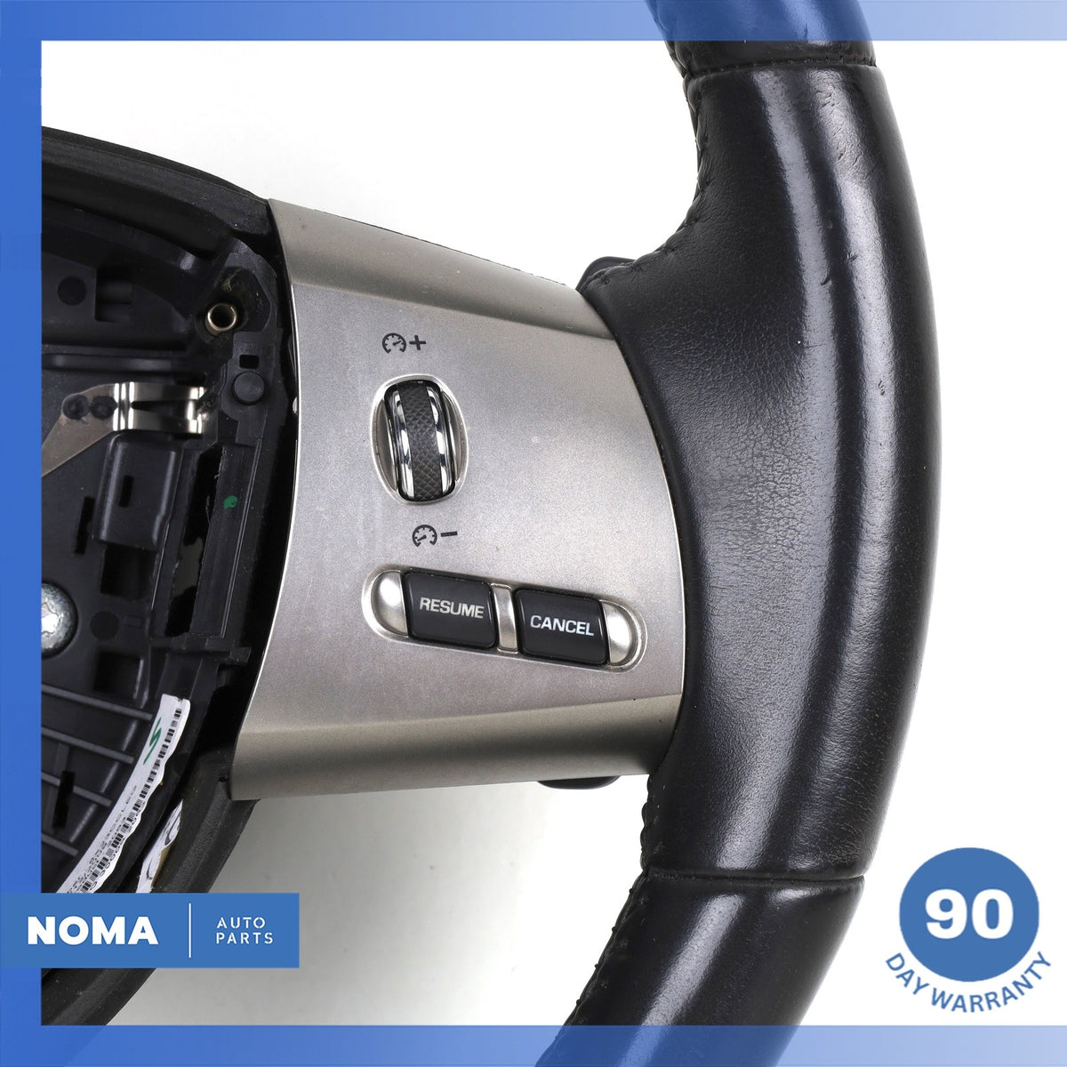 07-11 Jaguar X250 XF XK Steering Wheel w/ Switch & Paddle Shifters Black OEM - photo 2