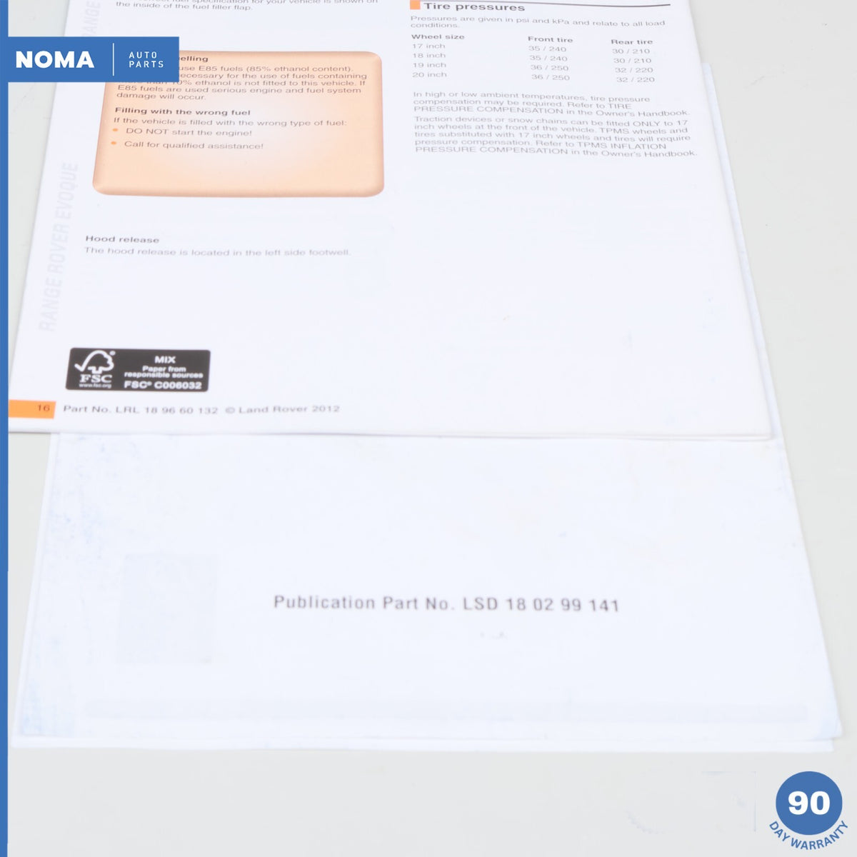2013 Range Rover Evoque L538 Passport To Service & Quick Start Guide OEM - photo 9