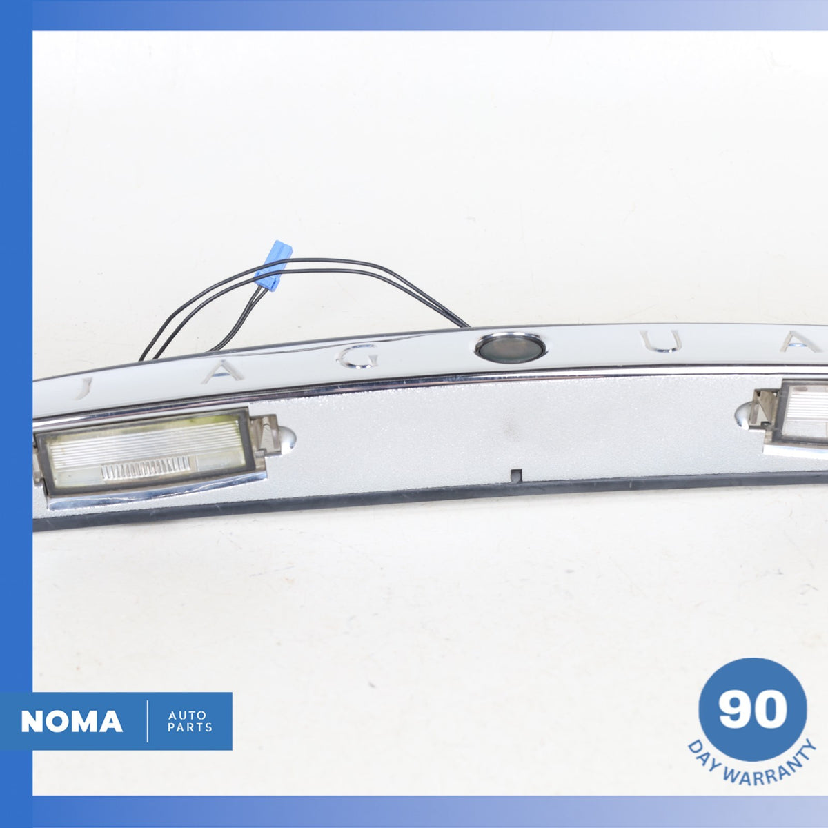 00-06 Jaguar X100 XK8 Rear Trunk Bezel License Plate Light Lamp Trim Chrome OEM - photo 9