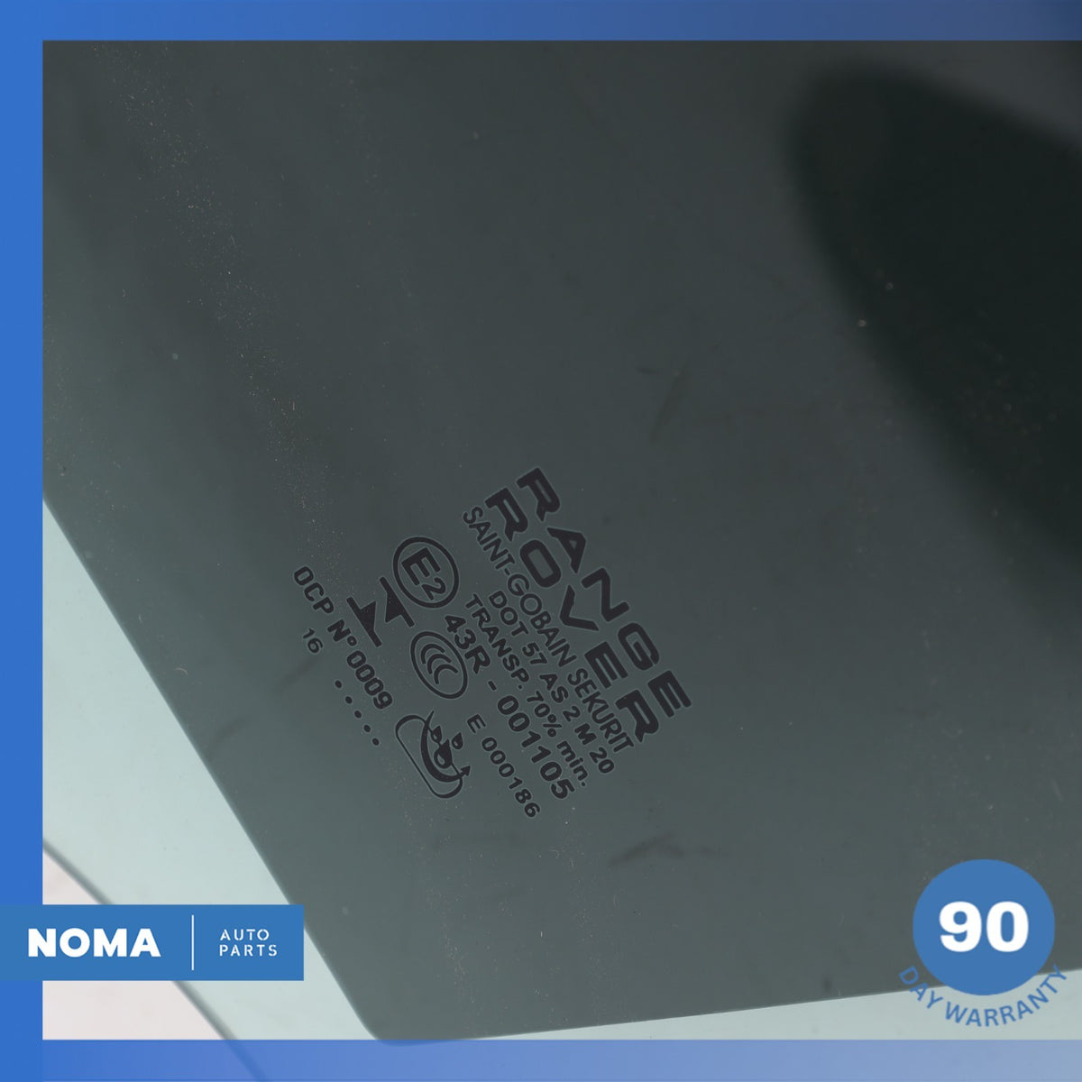 12-19 Range Rover Evoque L538 4DR Front Left Driver Side Door Window Glass OEM - photo 7