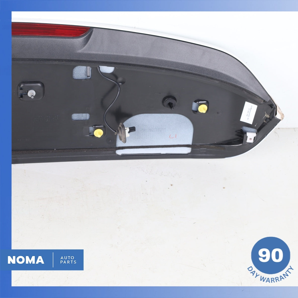 15-18 Audi 8U Q3 Rear Top Upper Lid Spoiler w/3rd Stop Lamp White OEM - photo 7