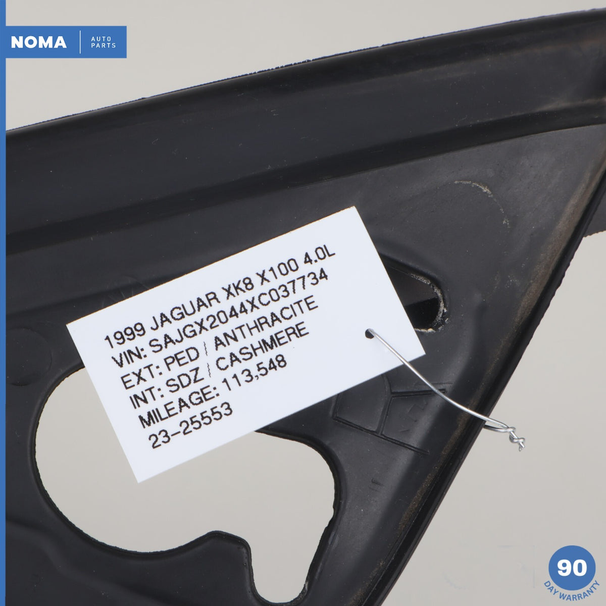 97-02 Jaguar XK8 XKR X100 Front Right Side Mirror Rubber Seal Trim Cover OEM - photo 12