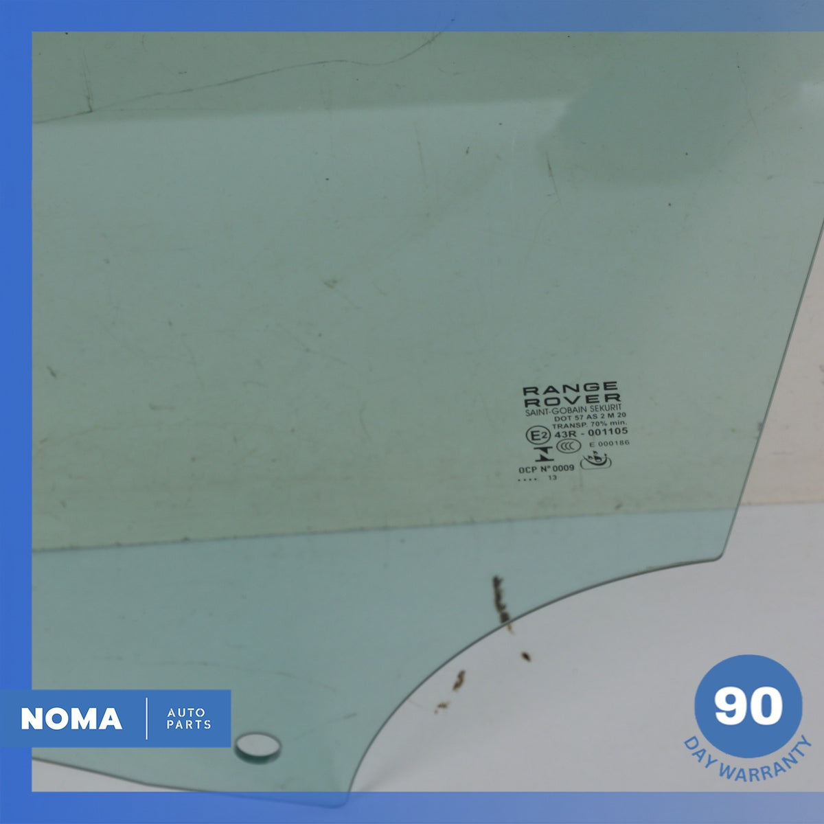 12-19 Range Rover Evoque L538 4DR Front Left Driver Side Door Window Glass OEM - photo 7