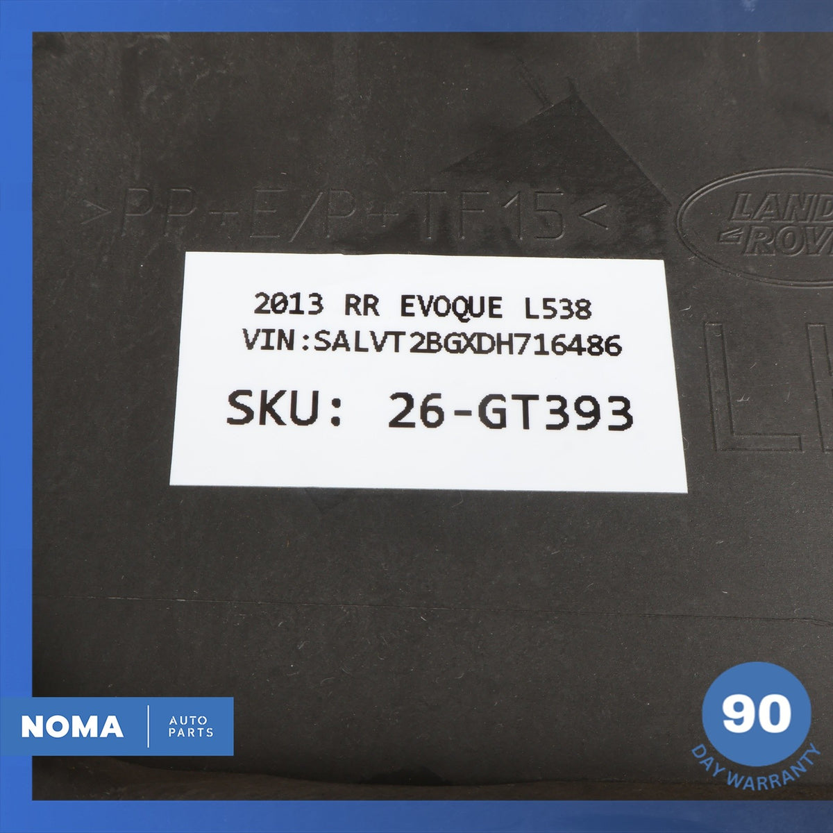 12-19 Range Rover Evoque L538 4DR Rear Left Door Lower Molding BJ3M274A48BE OEM - photo 11
