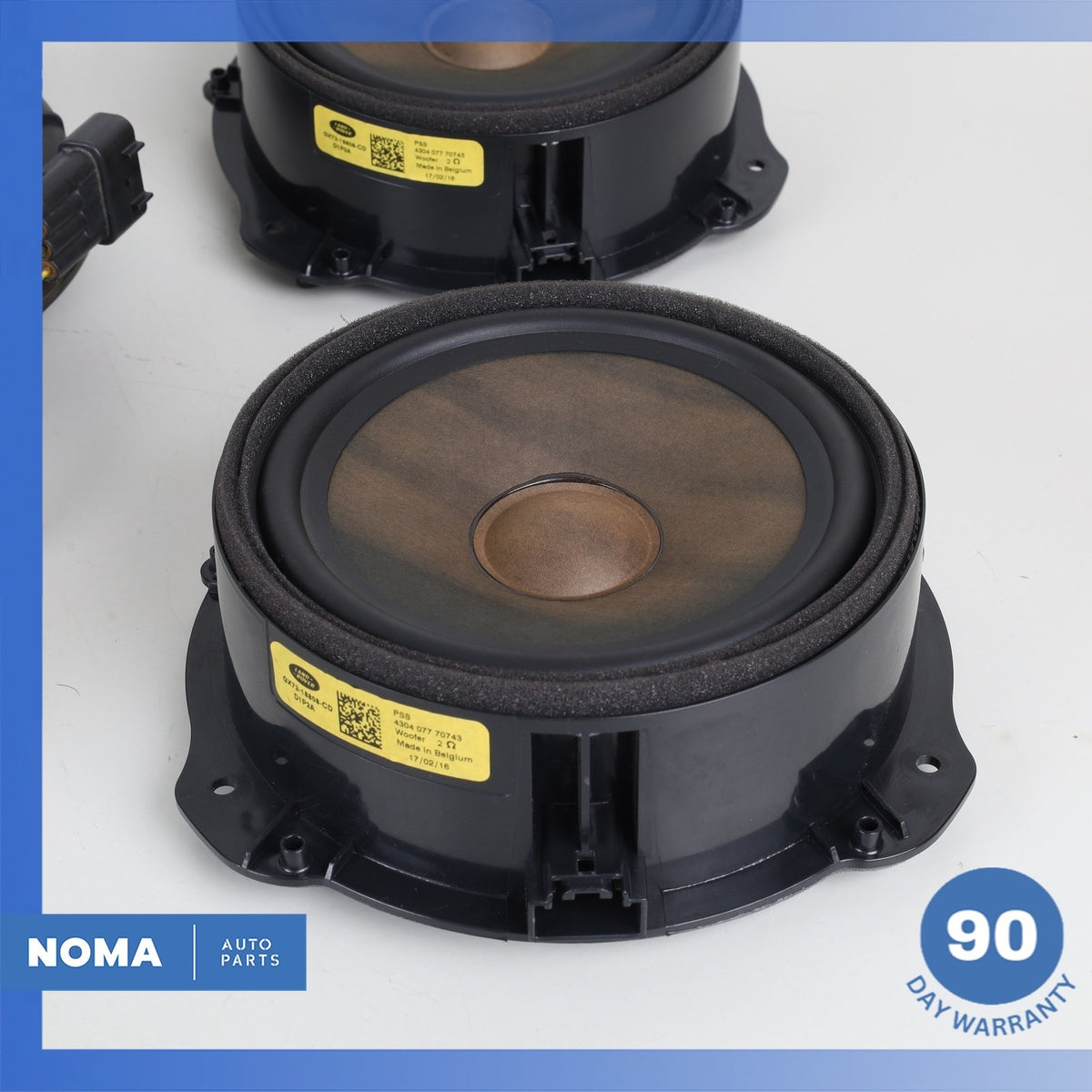 16-23 Jaguar X260 XF XE Front & Rear Meridian Premium Speaker Subwoofer Set OEM - photo 8