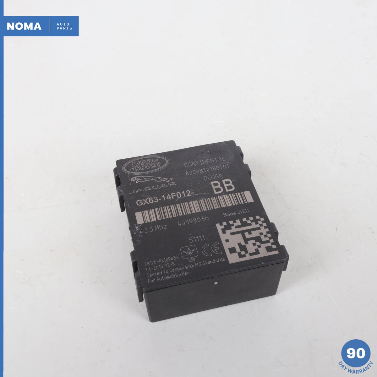 16-17 Jaguar X260 XF TPMS Tire Pressure Monitor Module Unit GX6314F012BB OEM - photo 1