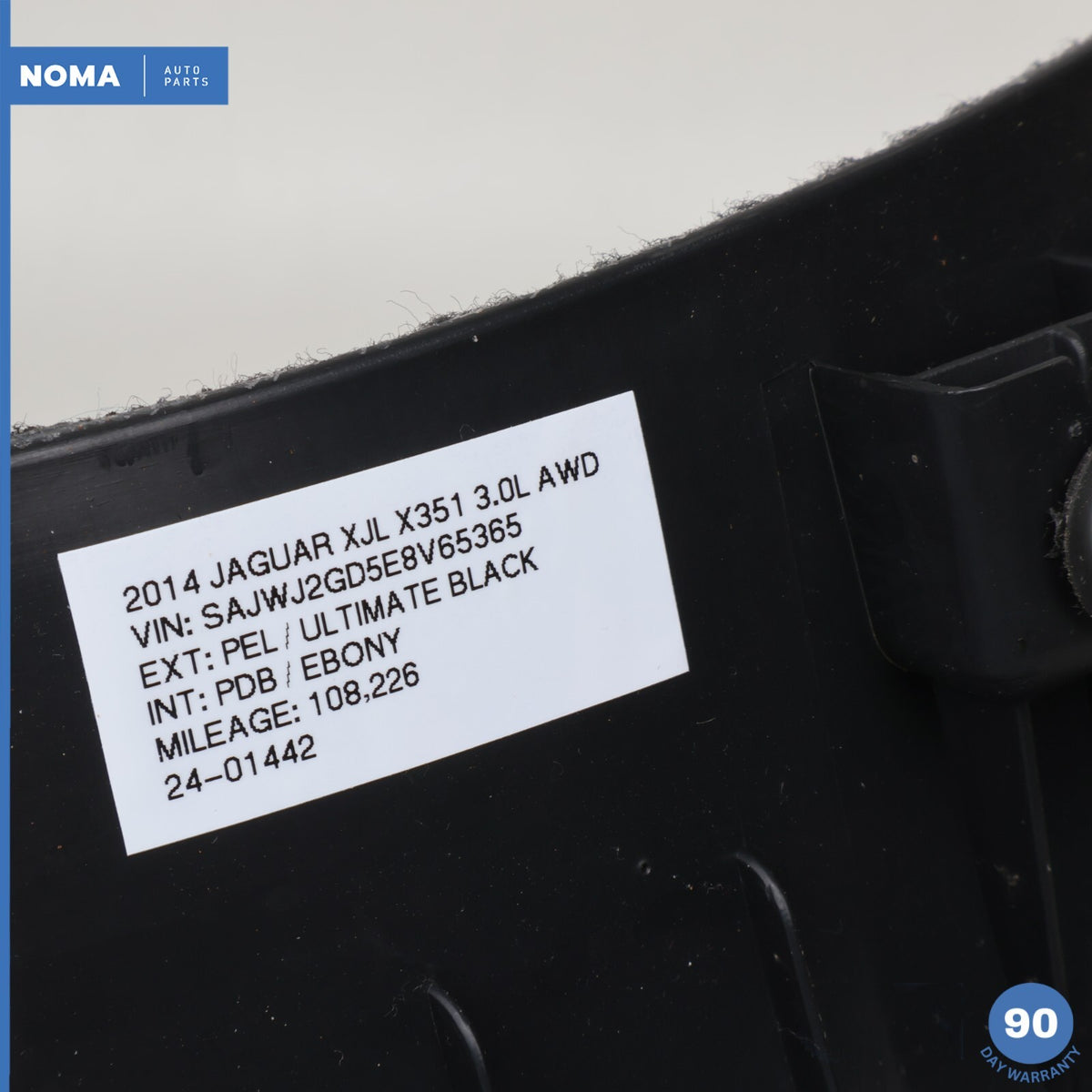 10-19 Jaguar XJL XJ X351 Front Right Scuff Kick Panel Cover AW93F02348AD PVJ OEM - photo 13