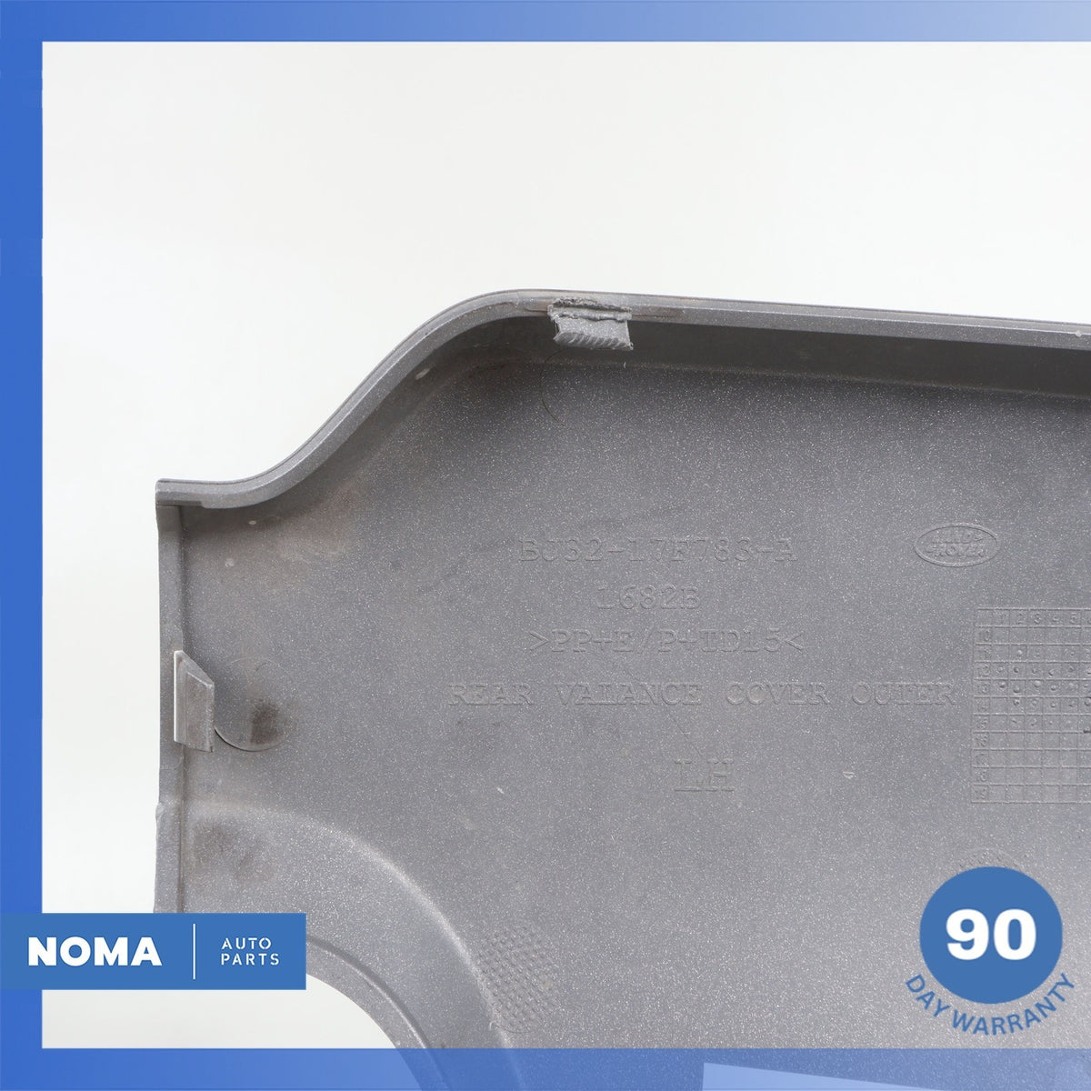 12-19 LR Range Rover Evoque L538 Rear Left Side Bumper Cover Panel Gray OEM - photo 9