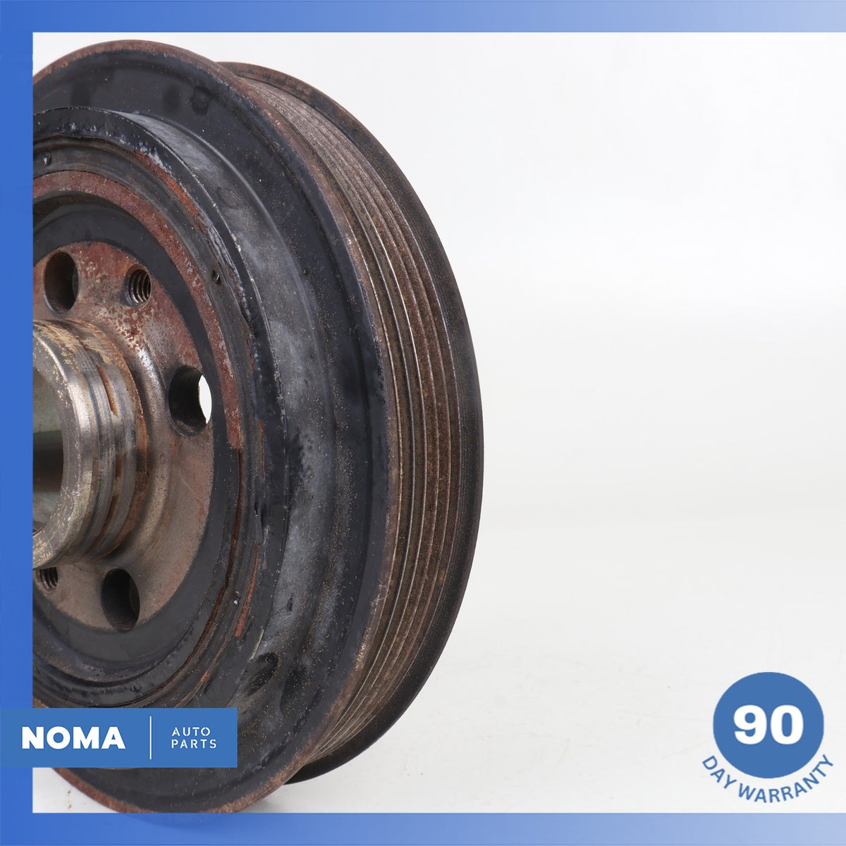 03-10 Jaguar X350 XJ8 4.2L NA Harmonic Balancer Crankshaft Pulley 2W936316DD OEM - photo 2