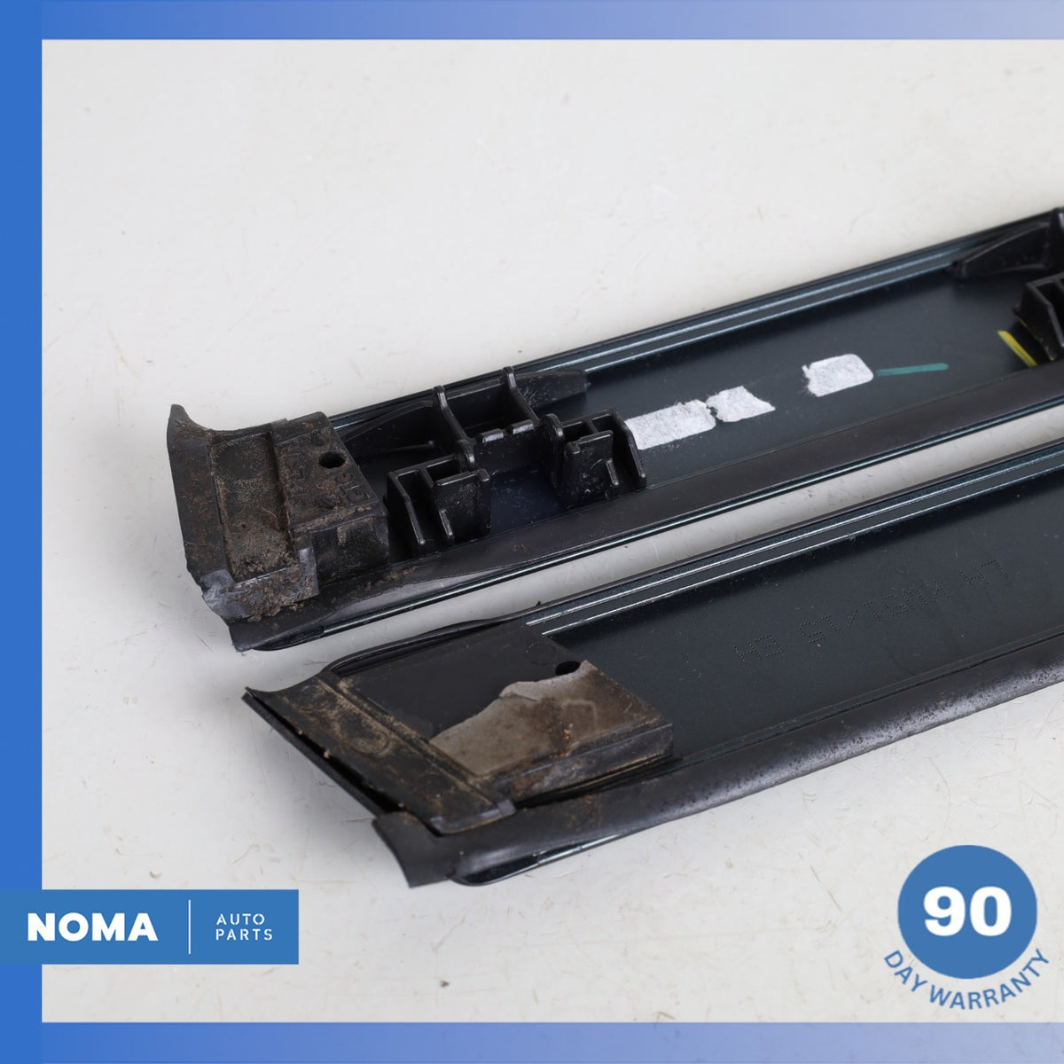 10-19 Jaguar X351 XJ Rear Left & Right Exterior Roof C-Pillar Molding Set OEM - photo 8