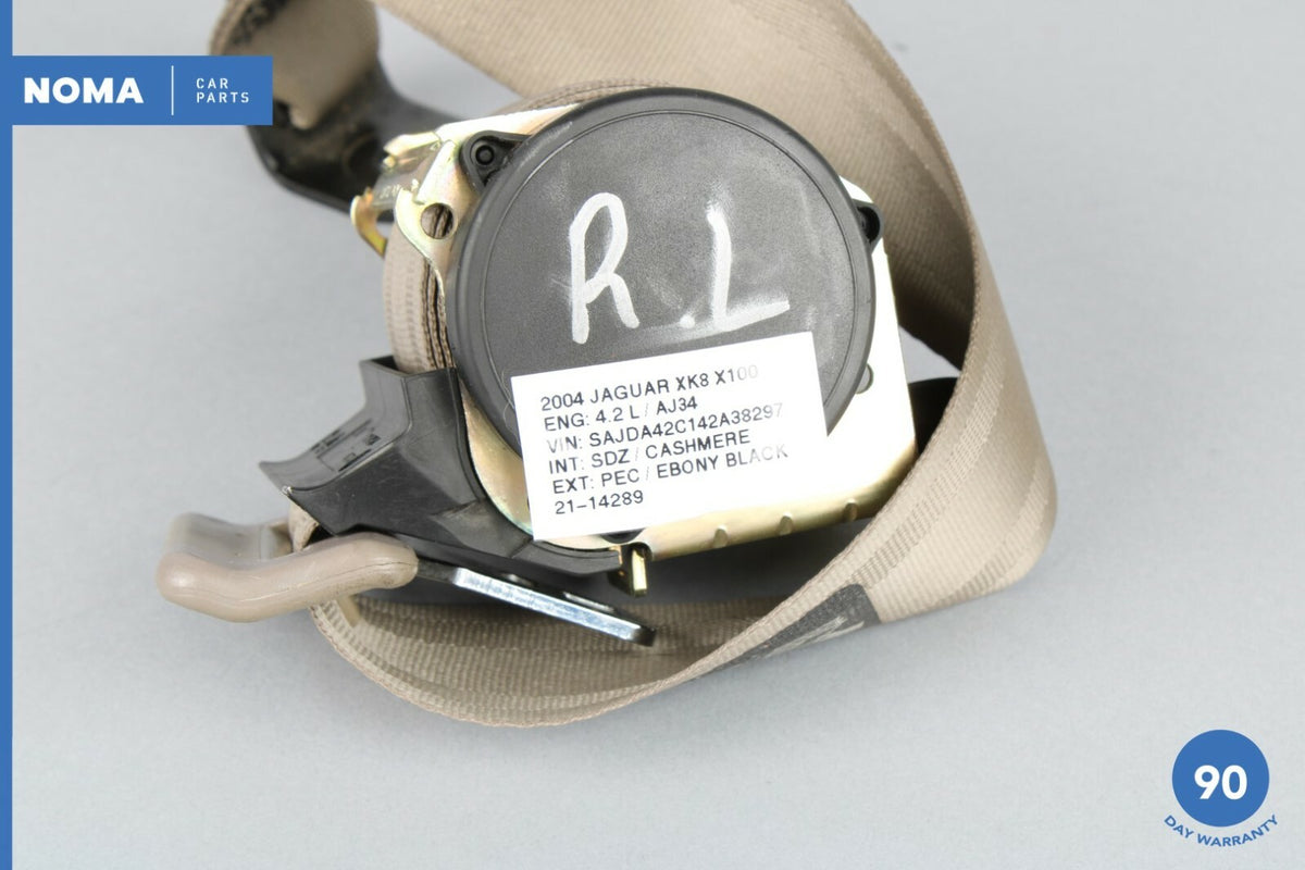 01-06 Jaguar XK8 X100 Convertible Rear Left Driver Seat Belt Retractor AEK OEM - photo 5
