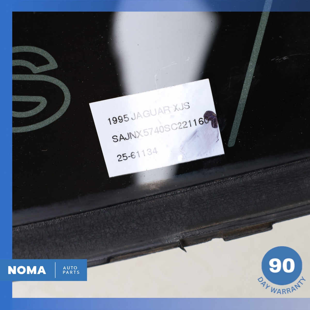 92-95 Jaguar XJS HE Series 3 Coupe Rear Right Quarter Window Glass BEC16434 OEM - photo 14