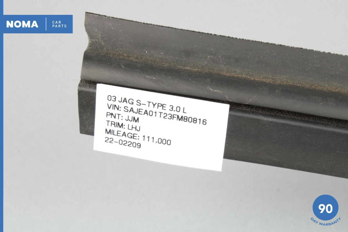 00-08 Jaguar S-Type X202 Rear Left Driver Side Lower Door Window Strip Seal OEM - photo 12