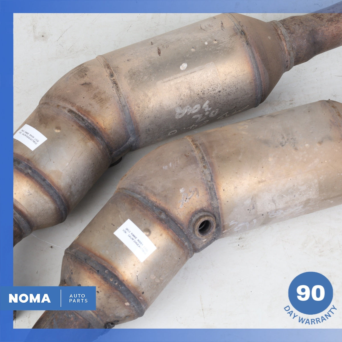 10-12 Land Rover Range Rover L322 Exhaust Downpipe Set OEM - photo 4