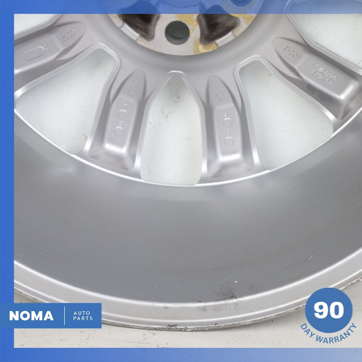 14-22 LR Range Rover Sport L494 Silver Sparkle 9.5 x R20 20" Wheel Rim OEM - photo 14