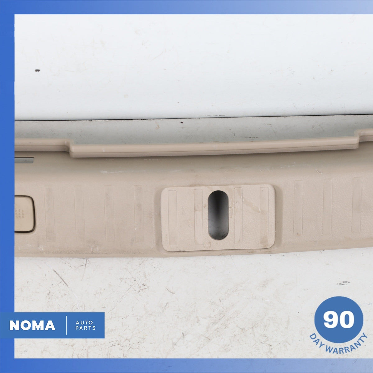 04-08 Lexus MHU33 RX400h RX330 Trunk Loading Sill Scuff Trim Cover Beige OEM - photo 4
