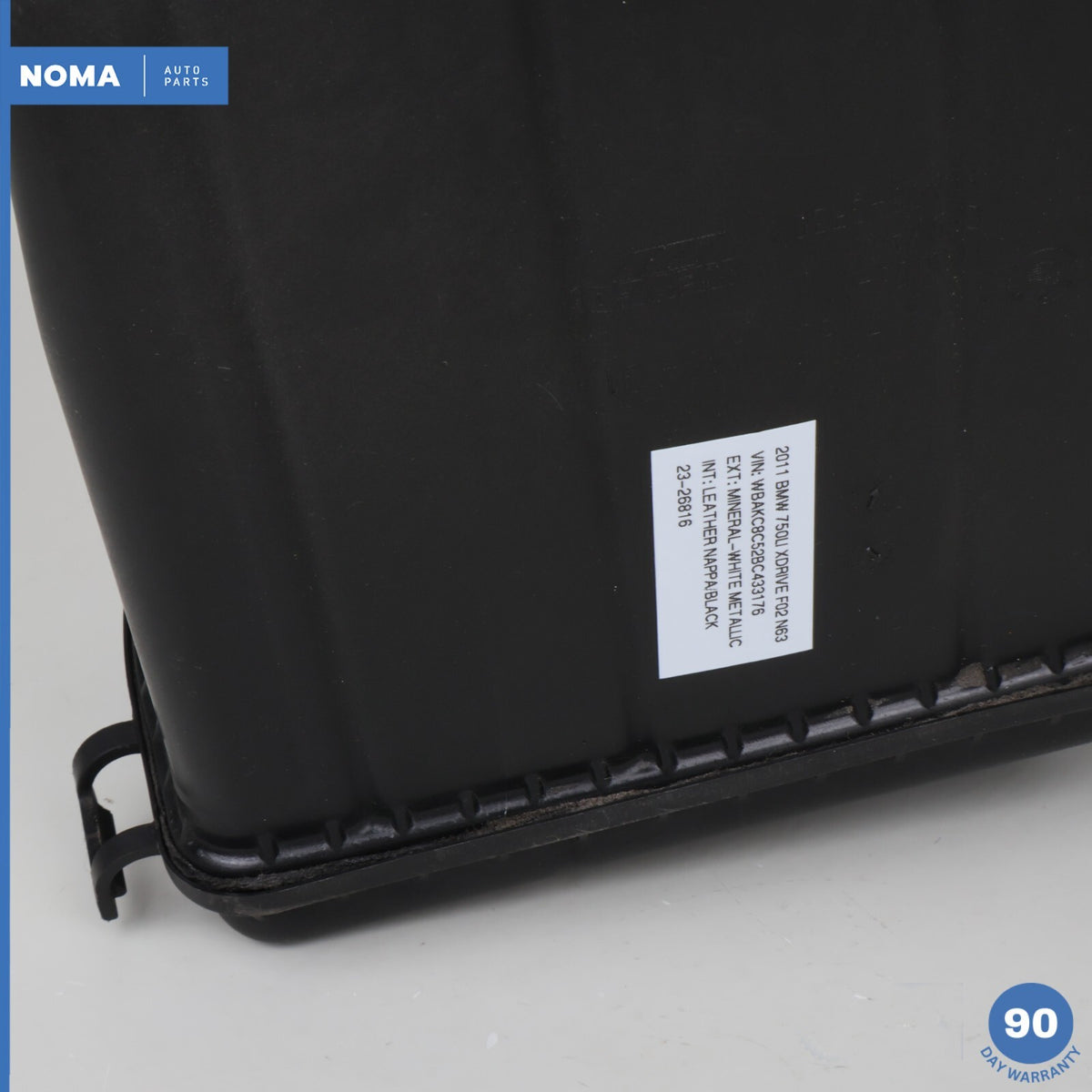 08-11 BMW 750Li F02 Gas Radiator Coolant Expansion Reservoir Tank 7575577 OEM - photo 15