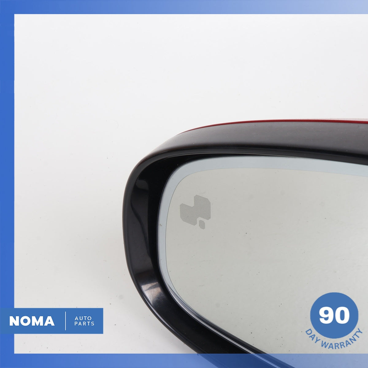 10-19 Jaguar X351 XJ XJR Left Side Rear View Door Mirror w/ Blind Spot Red OEM 7 - photo 10