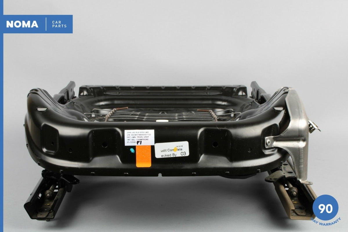 05-09 Jaguar XJ8 VDP X350 LWB Front Left Side Seat Lower Track Rail w/ Motor OEM - photo 4