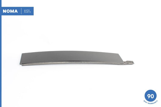 03-08 Jaguar S-Type X202 Front Left Side Outer Door B-Pillar Molding Black OEM - photo 1