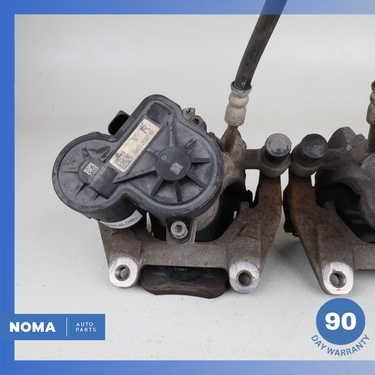 16-20 Jaguar X260 XF XE F-Pace Rear Brake Caliper w/ Actuator Set OEM 67k - photo 8