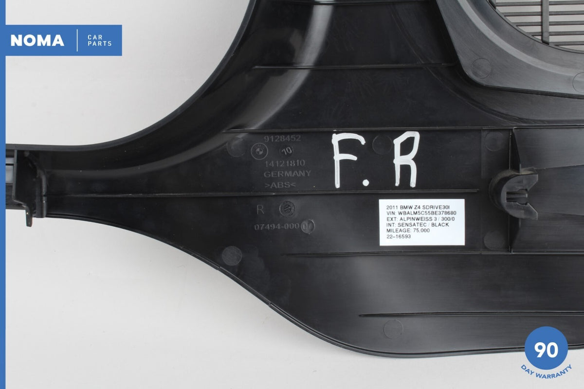 09-16 BMW Z4 E89 SDrive 30i Front Right Passenger Side Lower Kick Panel Trim OEM - photo 11