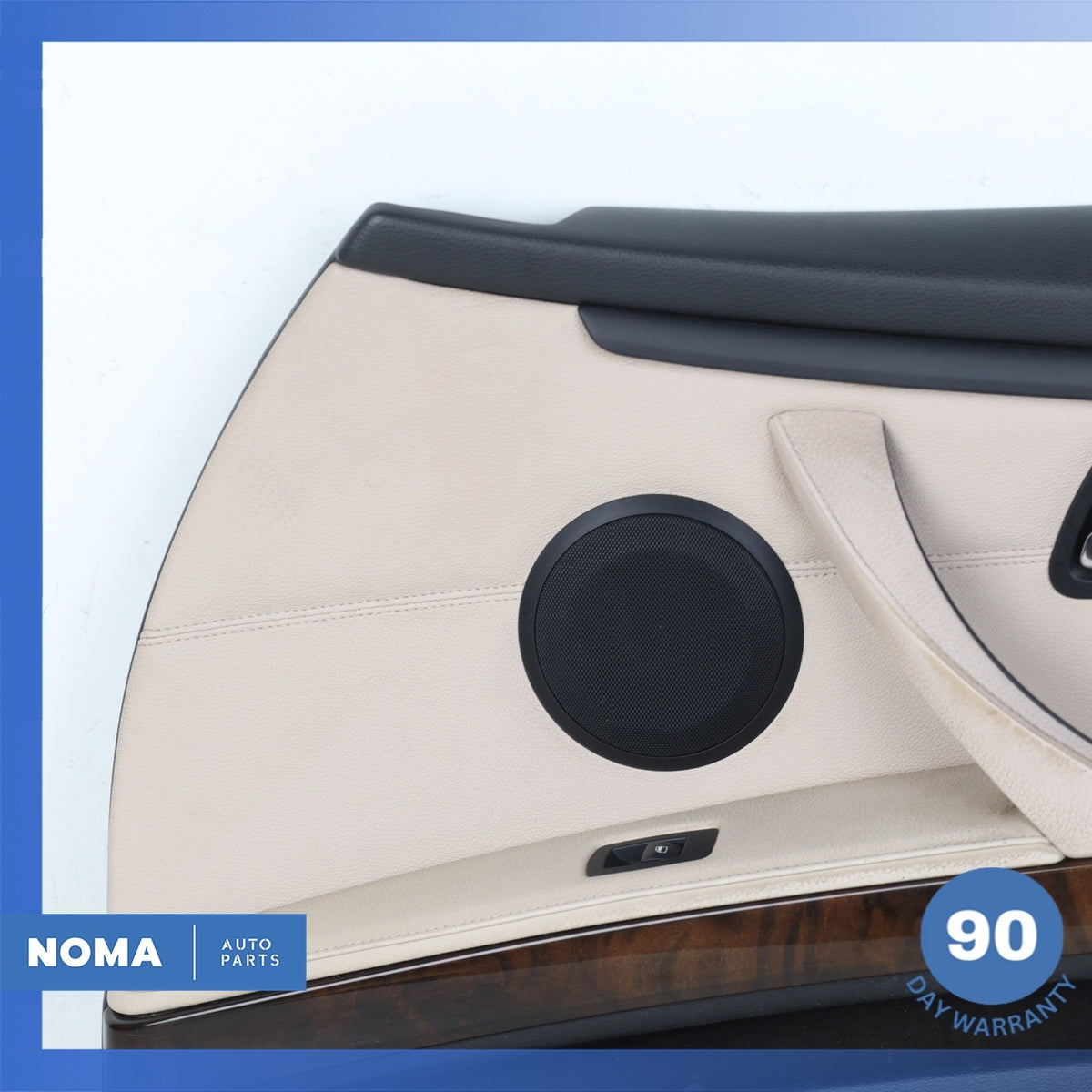 07-13 BMW E93 328i 335i Right Passenger Door Cover Panel Beige/Black OEM - photo 5