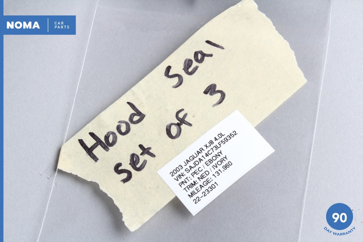98-03 Jaguar XJ8 VDP X308 Engine Guard Under Hood Weather Strip Seal Set OEM - photo 12