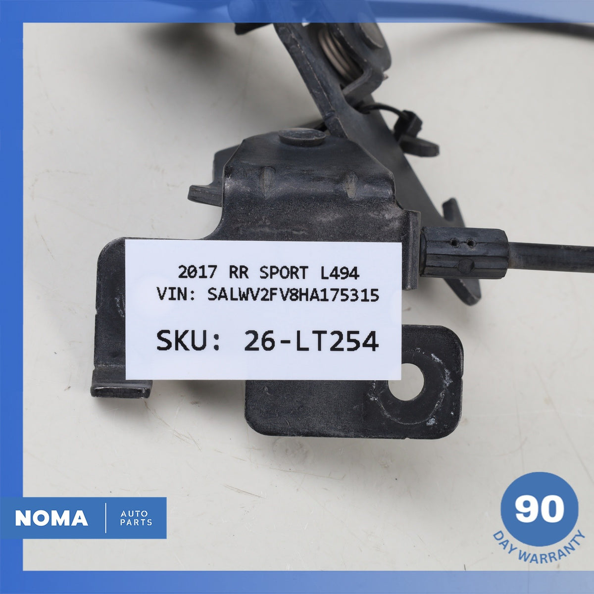 LR Range Rover Sport L494 Right & Left Hood Bonnet Lid Lock w/ Cable OEM - photo 11