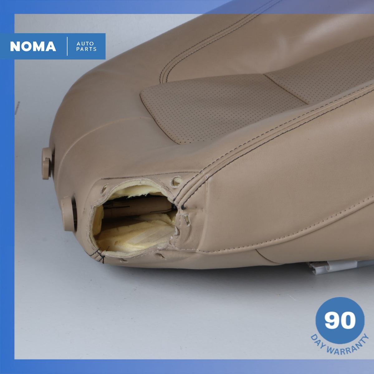 10-15 Jaguar X150 XK XKR Front Right Passenger Upper Seat Cushion Beige OEM - photo 11
