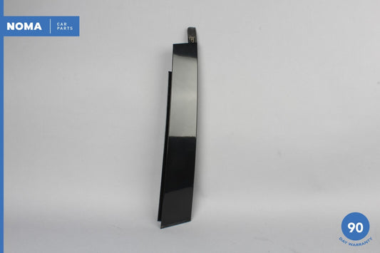03-08 Jaguar S-Type X206 Front Left Side Outer Door B-Pillar Molding Black OEM - photo 1