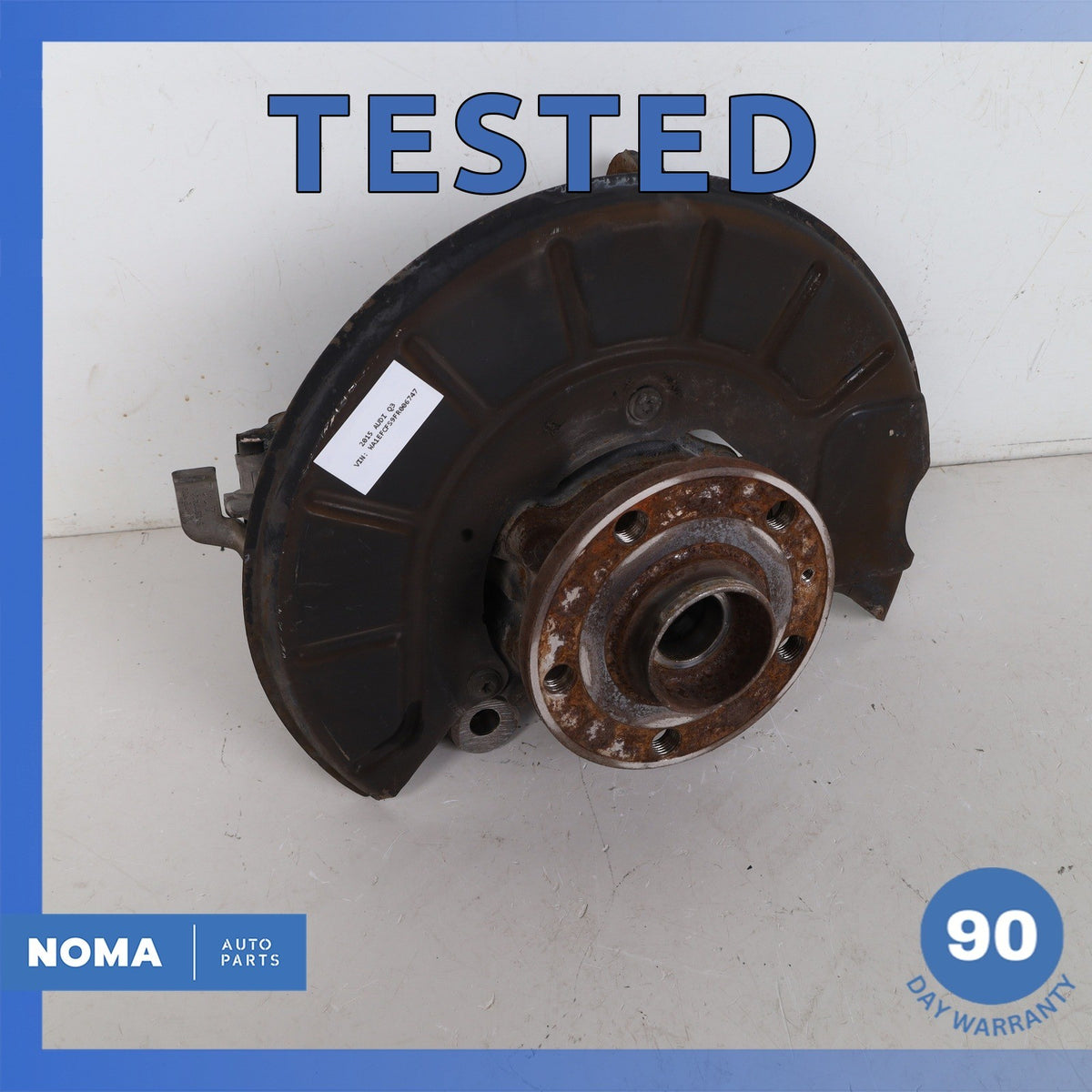05-18 Audi 8PA 8P1 8UB 8UG Q3 A3 Front Left Driver Spindle Knuckle Hub OEM - photo 1