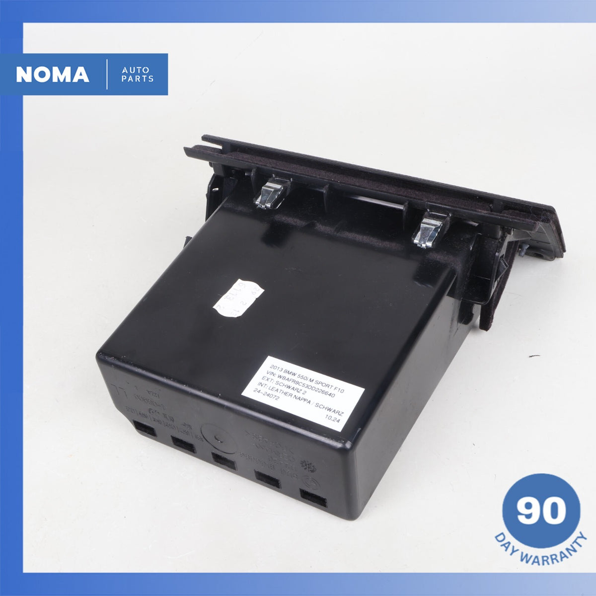 2014 BMW F10 550i Left Side Dashboard Storage Compartment Black OEM - photo 12