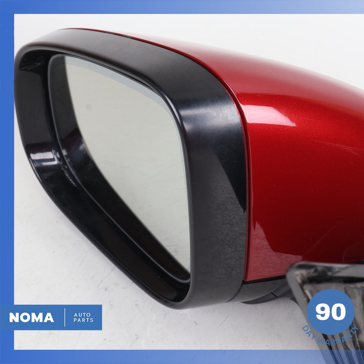 17-19 Jaguar X760 XE Left Rear View Door Mirror Red GX7317E699FA OEM 61k - photo 4