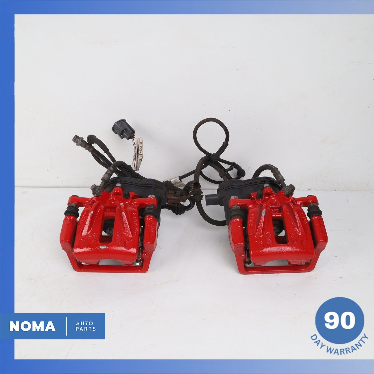 12-15 Range Rover Evoque L538 Rear Brake Caliper Cover Set w/ Actuator OEM - photo 1