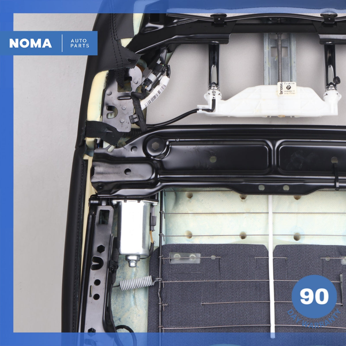 10-13 BMW F10 550i Front Right or Left Top Upper Seat Cushion Nappa Black OEM - photo 11